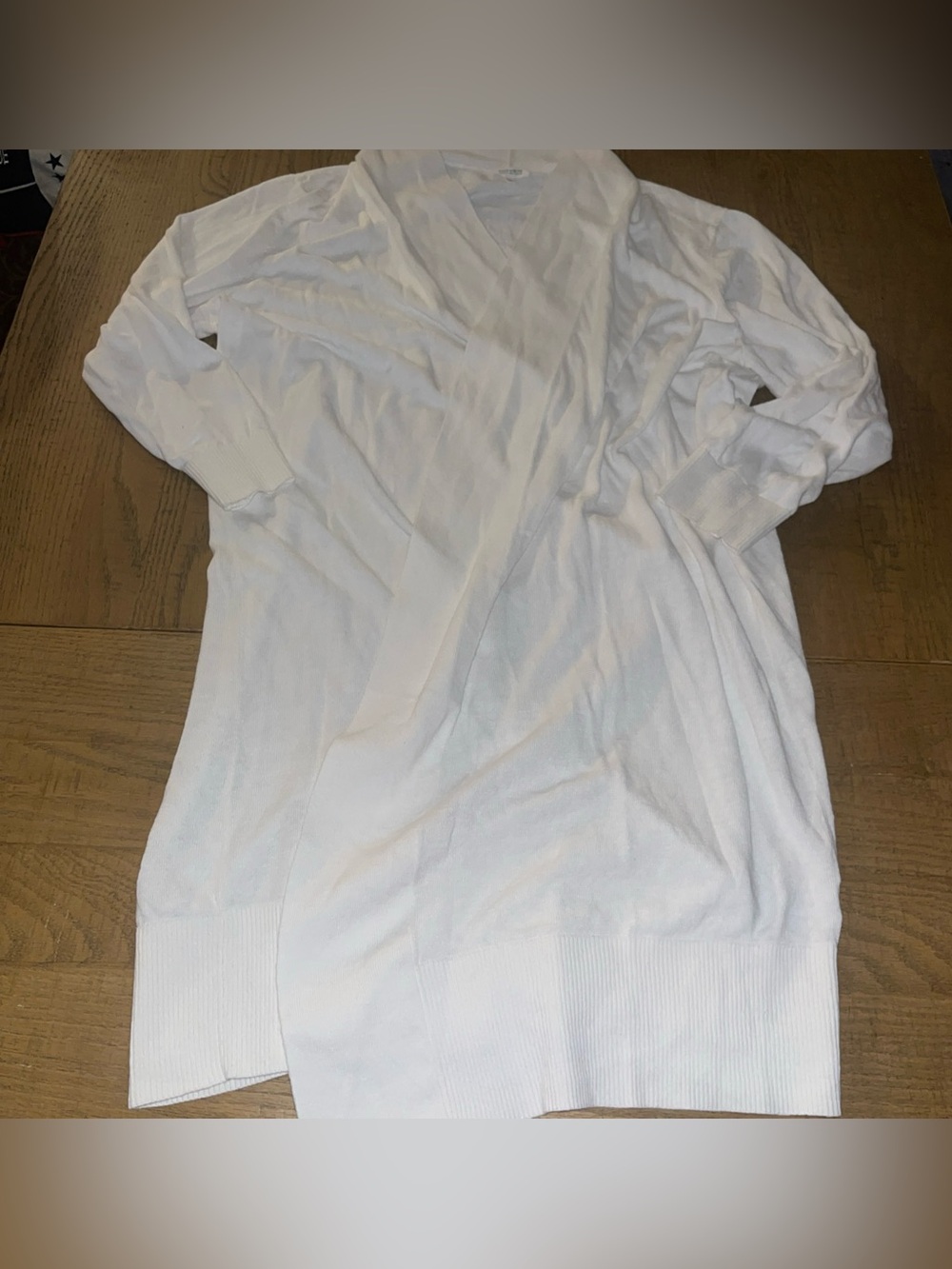 Haven Well Within XXL Lightweight Sweater White Open Front